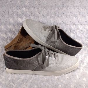 ✨Keds champion sparkle fashion sneakers gray sz 10